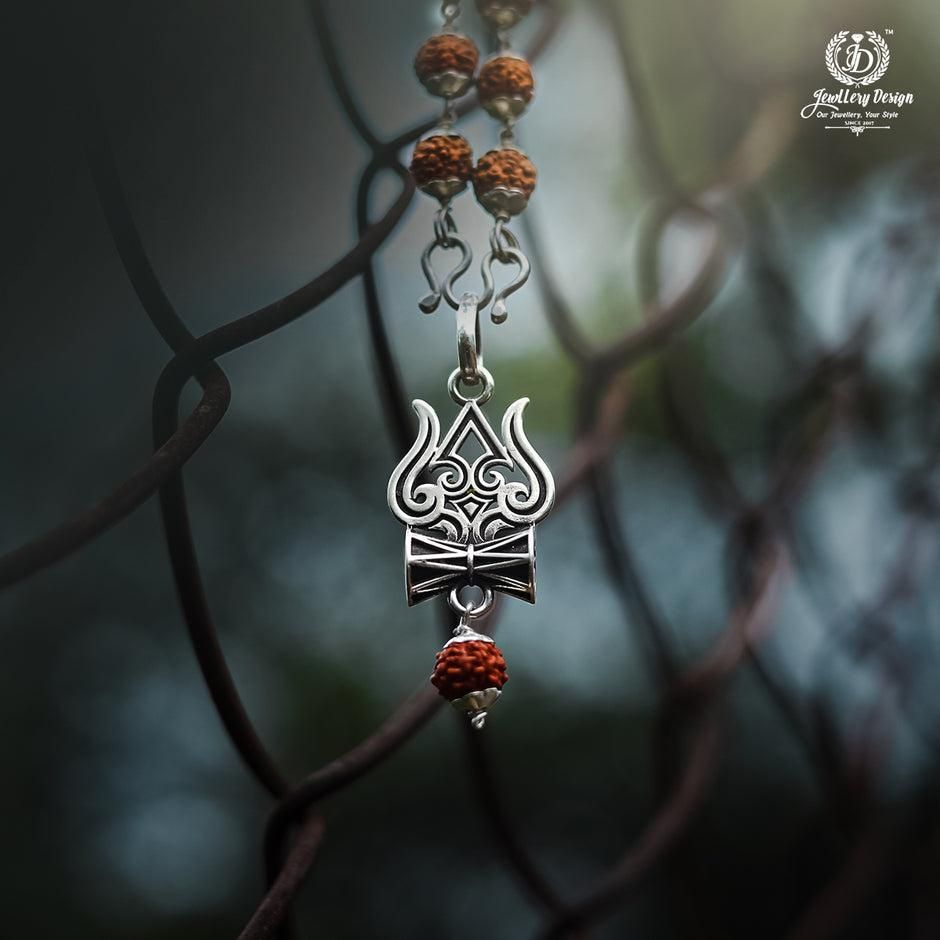 Mahakumbh Blessed Trishul Pendant + (Free गंगाजल)